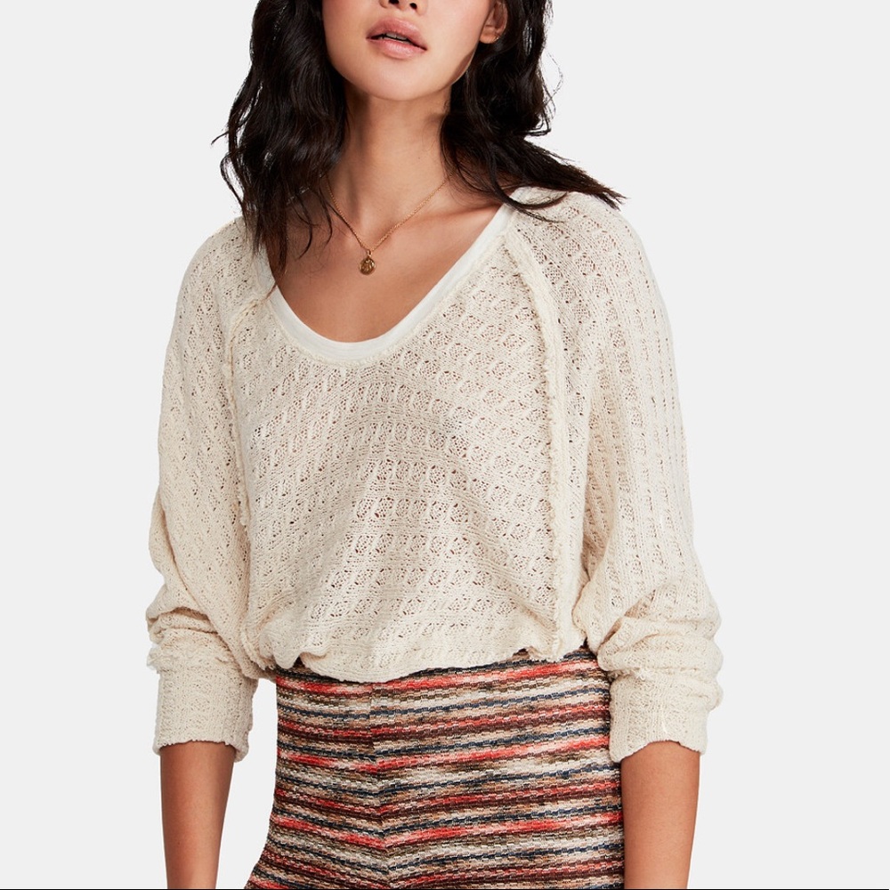 Free People Thien’s Hacci Sweater